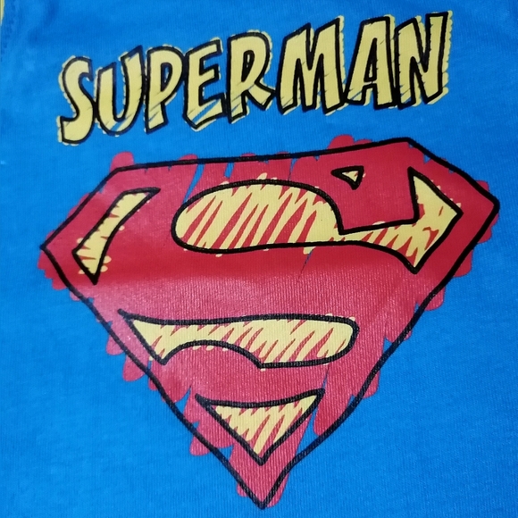 🔥SALE🔥Superman DC Comics Baby Boy's 2Pc Tank Top & Shorts Set NWT Sz 0-3M,3-6M - Picture 3 of 8